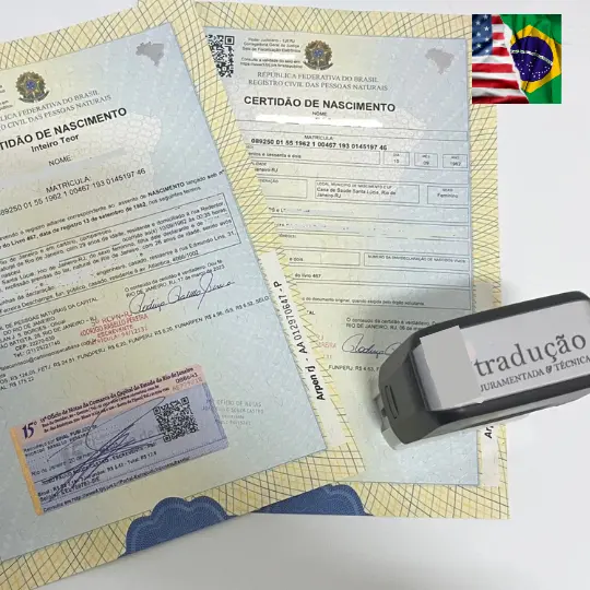 Juramentada - Certidão de Nascimento