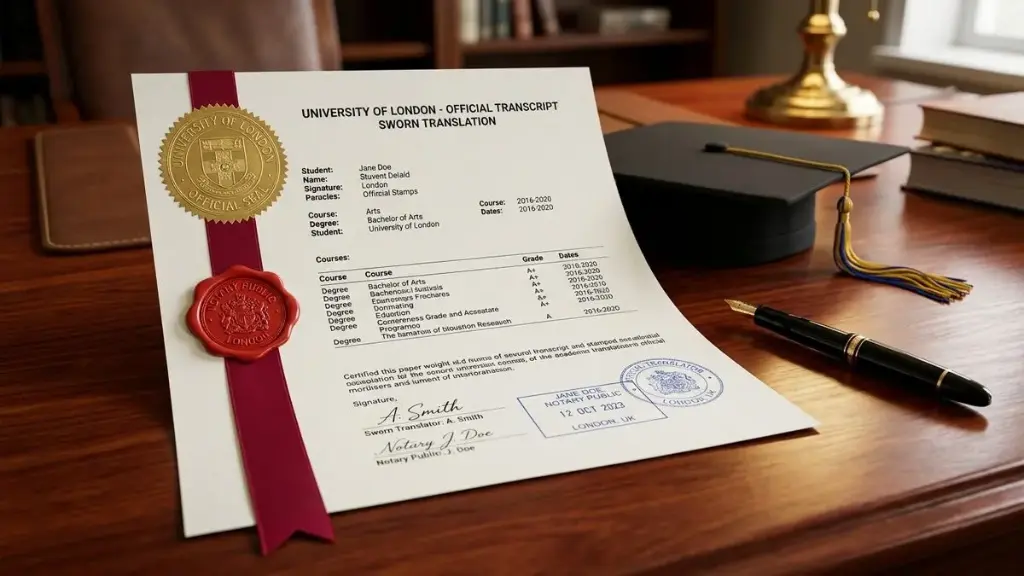Tradução Juramentada - Histórico Escolar (Valor por Página)