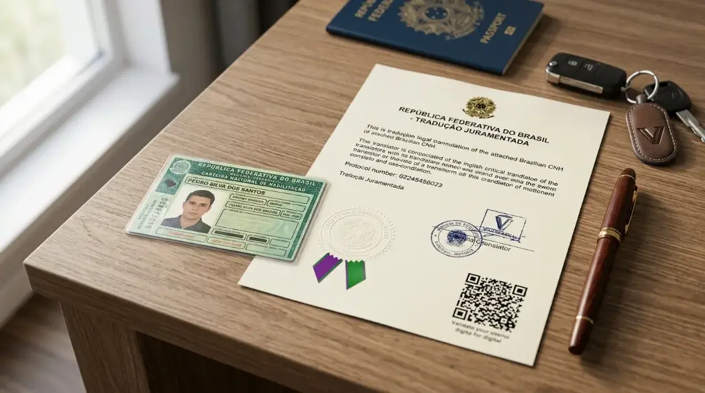 Juramentada - CNH (Carteira de Motorista)