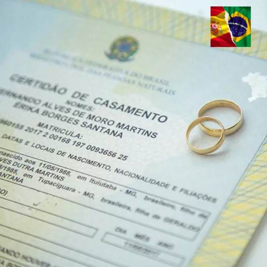 Espanhol - Tradução Juramentada Certidão de Casamento