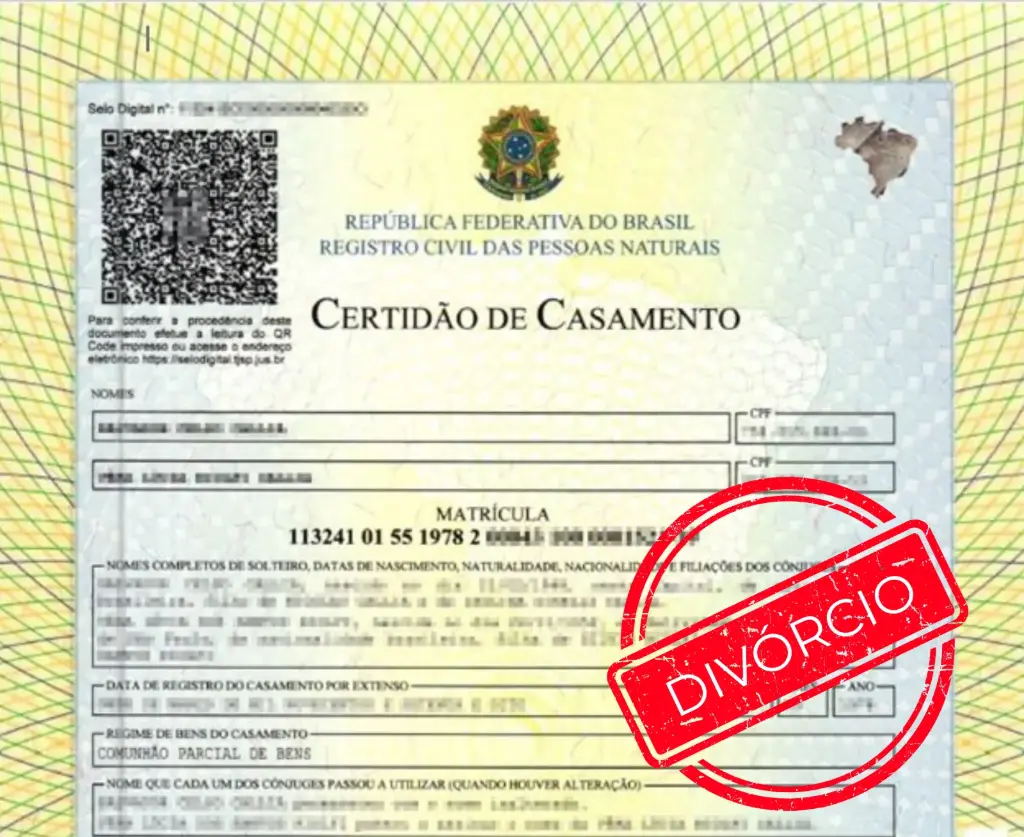 Tradução Juramentada Certidão de Divórcio