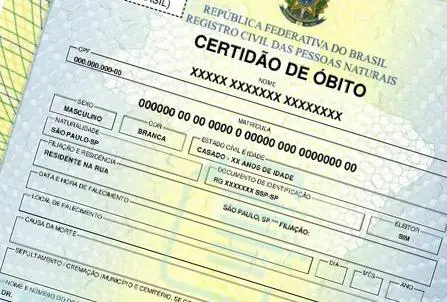 Juramentada - Certidão Óbito Inglês (Padrão)