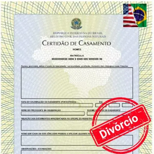 Inglês - Tradução Juramentada Certidão de Divórcio