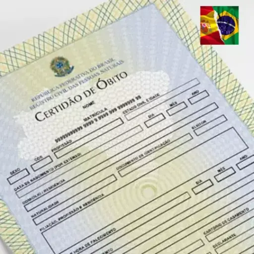 Espanhol - Tradução Juramentada Certidão de Óbito