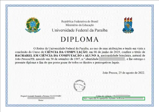 Tradução Juramentada Diploma